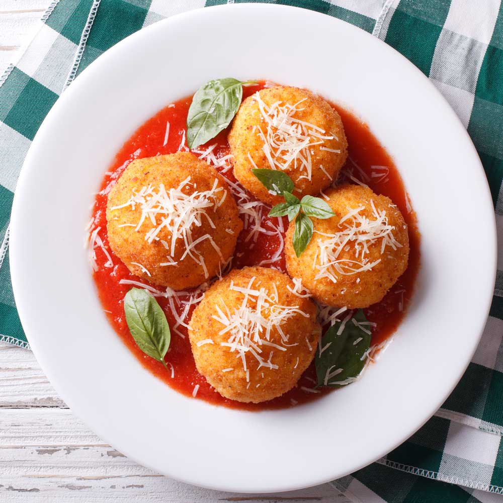 Arancini Margherita – Three Buds Kitchen